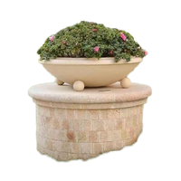Pot de fleur de jardinière en béton moderne d'approvisionnement direct d'usine pour la décoration de construction de maison de jardin extérieur