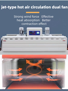 เครื่องหดตัวอุโมงค์สำหรับบรรจุภัณฑ์กล่องขวดวิธีการปิดผนึกด้วยความร้อนเครื่องหดตัวสำหรับการปิดผนึกและตัดฟิล์มพลาสติก - Product Image 6