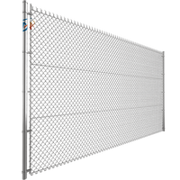Clôture de jardin commerciale et résidentielle facilement assemblable, rouleaux de clôture grillagée à mailles losangées galvanisée à chaud avec fil barbelé