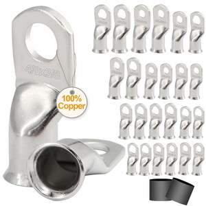 Terminaux annulaires pour ingénierie chimique 40x318 40x516, connecteurs de câbles de batterie à sertir, bornes en cuivre pur pressées à froid - Product Image 2