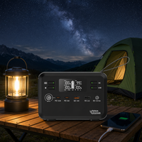 Batterie portable LiFePO4 128Wh 40000mAh 12V 10A 100W avec entrée solaire PD pour camping-car, réfrigérateur, perceuses, CPAP