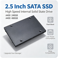 Disque SSD A400 240 Go 480 Go 2,5 pouces SATA III pour ordinateur portable et ordinateur de bureau 500 Mo/s