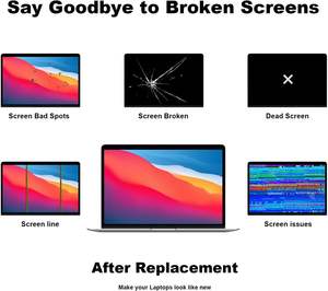 Pantalla LCD de 13 Pulgadas al por Mayor para MacBook Air Pro A2337 A2338 A2179 A1706 A1708 A2681 A2159 A2251 A1989 A2289, Repuesto de Ensamblaje de Pantalla LCD - Product Image 4