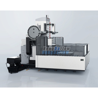 Centre d'usinage multifonctionnel 5 axes haute précision HengDaFlow CNC, fraiseuse horizontale robuste TK130, 22 kW