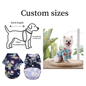 Camisetas de Verano para Perros, Estilo Hawaiano, Transpirables, con Estampado Floral, para Perros Pequeños y Medianos, Gatos, Ropa de Vacaciones para Cachorros - Product Image 2