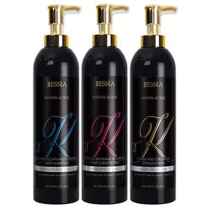 nourishing smoothing treatment keratin active protection wholesale manufacturer hair extensions shampoo and conditioner