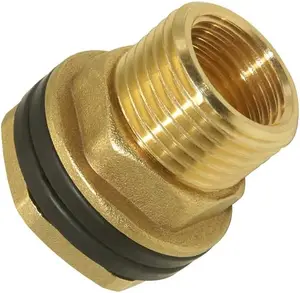 OEM Standard 1/2' ~ 2' Brass Water Pipe Plumbing Fitting Couplings Hydraulic Hose Pipe Adapters Sleeve Fitting