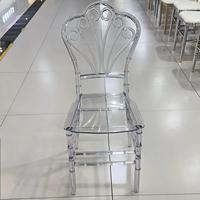 Chaise de banquet d'hôtel la moins chère, chaise Chiavari pour mariage, chaise de jardin, chaise de princesse de luxe en acrylique pour mobilier de mariage