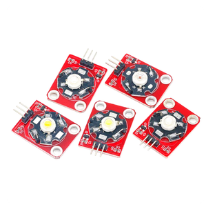 โมดูล LED พลังงานสูง 3W สีขาว สีแดง สีเขียว สีม่วง โมดูลไฟ LED สำหรับไมโครคอนโทรลเลอร์ DIY การทดลอง - Product Image 2