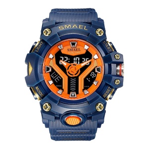 Reloj de Pulsera SMAEL 8075 Analógico y Digital de Doble Hora para Hombre, Reloj Deportivo Más Vendido, Alarma, Nueva Llegada, Marca OEM, Personaliza Tu Propio Reloj - Product Image 6