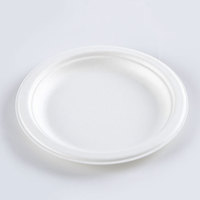 Bols de canne à sucre et de bagasse biodégradables de 6 pouces Boîtes à lunch jetables maintenant disponibles pour le marché des EAU