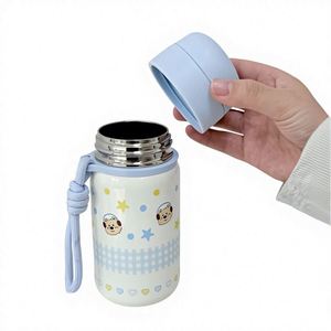316 Stainless Steel Insulated Water Bottle Pop-Up Lid Portable Thermal Bottle <b>Large</b> Capacity Food Grade Travel Mug - Product Image 4