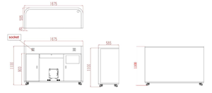 Mobile Club Digital Video Wall <span class=keywords><strong>TV</strong></span> curvo facciata Top Dance Stand tavolo portatile da esposizione LED <span class=keywords><strong>DJ</strong></span> Booth schermo - Product Image 6