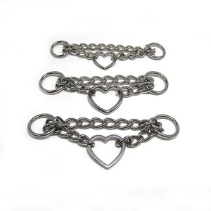 Geカスタマイズde kleurrijke, duurzame, waterdichte, roestvrijstalen martingale halve kettinghalsband, gelaste ketting voor honden & katten - Product Image 5