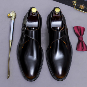 Ropa casual transpirable de alta calidad con acabado de cuero para hombre, combinada con zapatos casuales de cuero para negocios. - Product Image 4