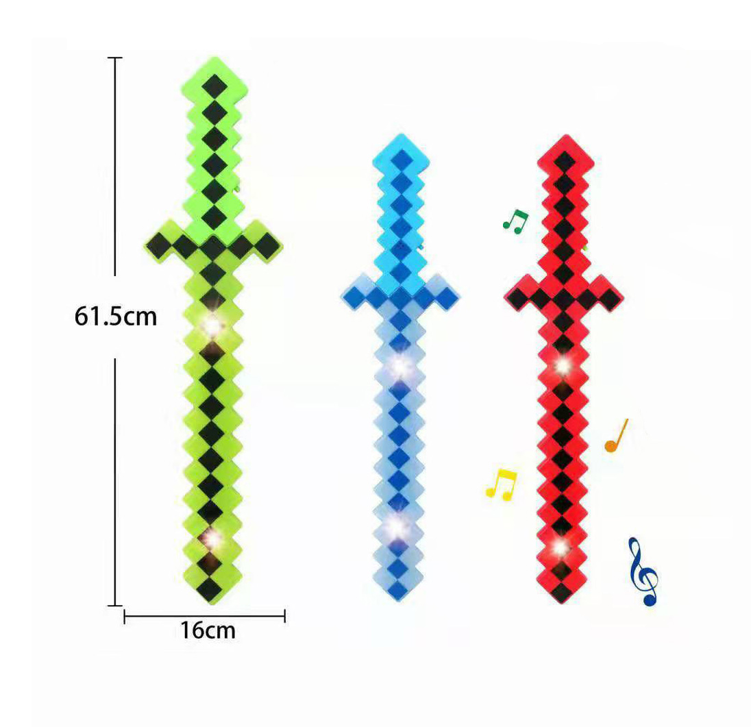Оптовая продажа, пузырьковая игрушка, меч с подсветкой, музыка, имитирует боевой мозаичный меч
