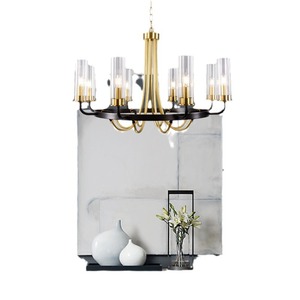 Postmodern Luxury All-Copper Chandelier Minimalist Nordic Style for <b>Dining</b> Living Study Bedroom Enhancing Villa Ambience - Product Image 1