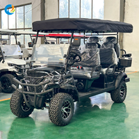 Voiture de golf tout-terrain haute performance Robetaa 6 places, voiturettes de golf chinoises, buggy de golf surélevé motorisé