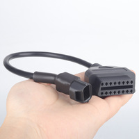 Cable Adaptador OBD2 de 16 Pines a 3 Pines para Herramienta de Diagnóstico de Motocicletas KYMCO