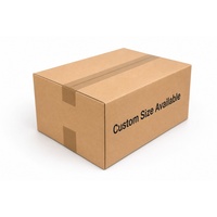 Boîte en carton ondulé sur mesure, boîte en carton à fentes pour déménagement, stockage, entrepôt, expédition