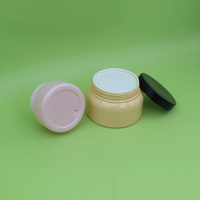 Pot en PET personnalisé avec logo pour crème capillaire, crème corporelle et gommage corporel 250ml 500ml OEM