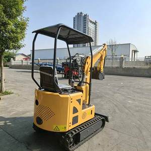 Mini-excavatrice sur chenilles fiable de 1,2T avec cage de sécurité ROPS FOPS et auvent pour la protection du conducteur – Matériel de construction - Product Image 4