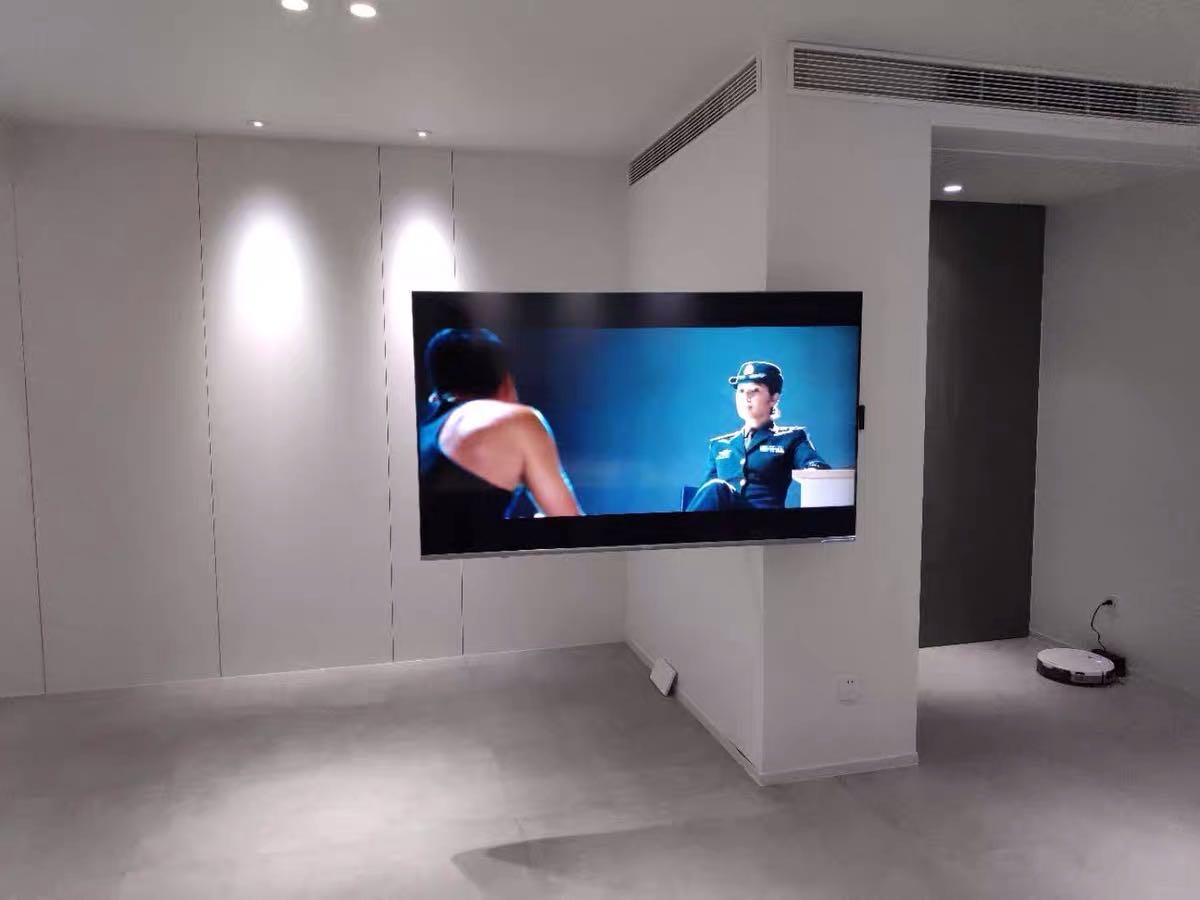 remote control 32-70inch 180 degree Electric swing arm Full motion motorized TV wall mount smart swivel arms TV wall bracket