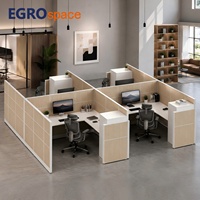EGROspace Fournisseur Professionnel de Mobilier Système de Cloisons de Séparation de Bureau en Forme de L pour Postes de Travail et Cabines de Bureau