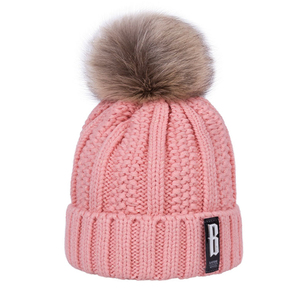 Russe Chaud <span class=keywords><strong>Sport</strong></span> Femmes Enfants Hommes Fourrure D'hiver Pour Enfants Tricoté Chapeaux Casquettes - Product Image 3