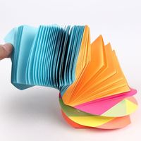 Fournitures de bureau scolaires, blocs-notes adhésifs colorés personnalisés, faciles à coller sur les surfaces, les moniteurs, les murs, les fenêtres
