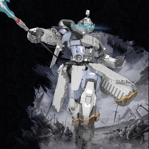 Yuxing modèle moule roi 93007 cinq tigres série grand Zhaoyun <span class=keywords><strong>adulte</strong></span> garçon <span class=keywords><strong>Robot</strong></span> blocs de construction en plastique assemblé ornements - Product Image 5