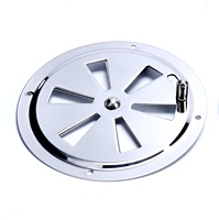 Ventilateur papillon Xiamen Sunshine Marine 304SS avec bouton latéral, débit d'air réglable, installation facile, accessoire pour bateau/yacht/kayak/embarcation