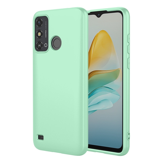 Colorful Soft Silicone with Camera Protective Mobile Phone Case for ZTE Blade A54 A34 V50 Vita A52 Lite A53 A51 A71