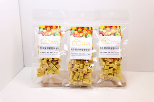 Formaggio di frutta e verdura in pellet merenda per cani liofilizzato frutta e verdura a dadini di pollo - Product Image 4