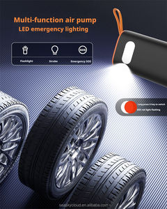 Pompe à air portable de haute qualité 12V 150Psi avec moniteur de pression des pneus, matériau ABS, jauge numérique, compresseur d'air, batterie externe pour pneus - Product Image 5