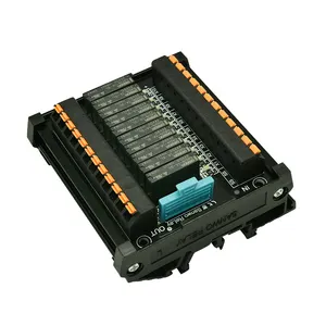 10-Channel 24V 5A Mini Ultra-Thin รีเลย์แม่เหล็กไฟฟ้ารีเลย์โมดูล Plc Controller เครื่องขยายเสียง G6DN-1A-SL 5-Pin
