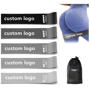 Chất Lượng Cao Phòng Tập Thể Dục Tập Thể Dục Ban Nhạc In Logo Kéo Dài Nhà Tập Thể Dục Chống-Trượt Latex Vòng Đàn Hồi - Product Image 1