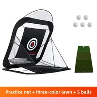 En gros, Cage de frappe de golf portable pour entraînement extérieur, avec ensemble de 4 cibles, en polyester durable, 55x20x20, pour la maison