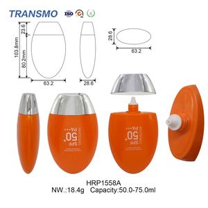 Nouvelles bouteilles de crème solaire en gros, tubes de crème solaire en plastique de 50-75 ml, emballages vides en plastique pour crème solaire, pour les soins de la peau - Product Image 2