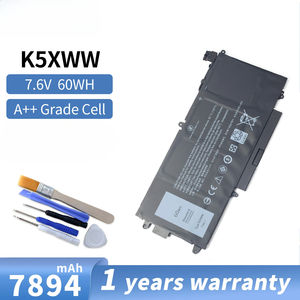 ใหม่7.6V 60Wh แบตเตอรี่แล็ปท็อป K5XWW แท้ของแท้สำหรับ Dell Latitude 12 5285 5289 7389 7390โน้ตบุ๊ก2-in-1 CFX97 71TG4 - Product Image 2