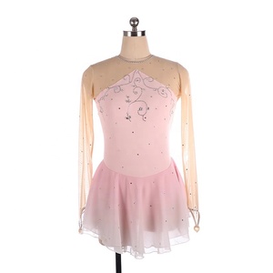 Tùy Chỉnh Hình Trượt Băng Váy Cô Gái Thanh Thiếu Niên Trượt Băng Váy Cạnh Tranh Phòng Tập Thể Dục Và Tập Thể Dục Trang Phục Phụ Nữ - Product Image 4