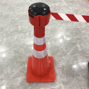 Connecteur de cône rétractable en plastique de 9 m pour barrière extensible - Product Image 3