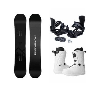 Tabla de Snowboard para Adultos, Hombres y Mujeres, Kit de Snowboard Universal de Invierno, Esquís, Juego de Snowboard, Núcleo de Madera de Estilo Libre - Product Image 1
