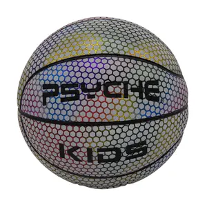 Factory Supply A Kid's Basketball Size 1 Reflective PU Basketball For Baby