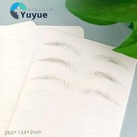Peau d'entraînement pour sourcils naturels - Peau en silicone pour microblading, sourcils en ligne et formation en maquillage permanent