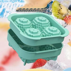 Molde de Silicona 3D Ecológico y Portátil para Cubitos de Hielo, de Grado Alimenticio, con 6 Cavidades, para Hacer Helados, con Logotipo Personalizado, Sostenible y Reutilizable - Product Image 6