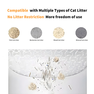 Bac à litière pour chat à ouverture supérieure, autonettoyant, avec contrôle par application, contrôle des odeurs, sécurité radar, facile à nettoyer - Product Image 5
