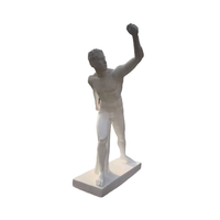 Statue grecque abstraite Art déco moderne Sculpture sculptée écologique faite à la main en fibre de verre pour la maison et le jardin