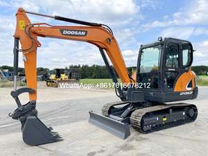 Excavatrice sur chenilles d'occasion DOOSAN DH55-9 d'origine coréenne à vendre, 5 tonnes, pour l'importation familiale, mini-excavatrice - Product Image 6