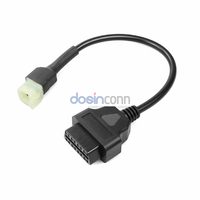Câble de diagnostic OBD2 pour scanner OBD, de 4 broches à 16 broches